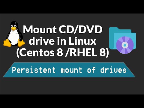 Mount CD/DVD drive in RHEL/CentOS Linux Systems | Persistent Mount of optical drives