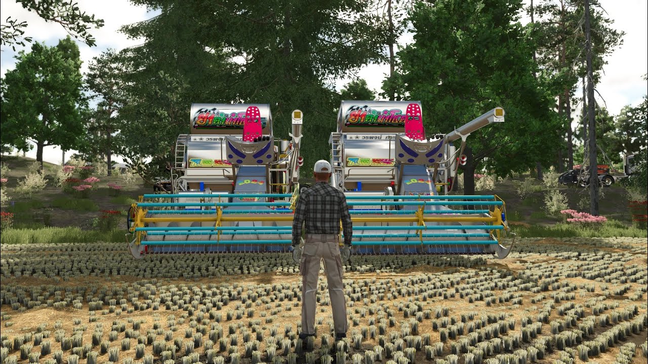 เกี่ยวข้าวบนเขาสูง จะไหวรึป่าว....! วรพจน์ การช่าง #fs25 