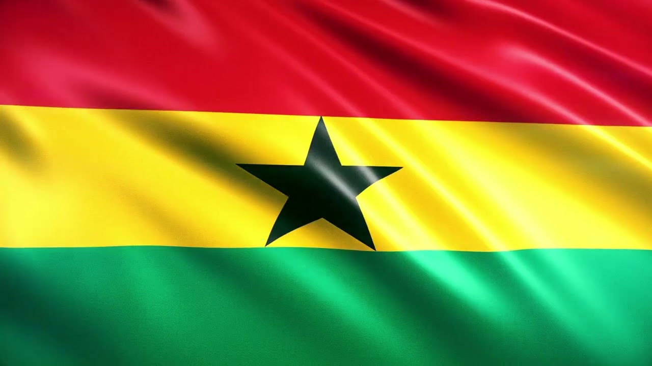 Ghana Flag Waving | Ghanaian Flag Waving | Ghana Flag Screen