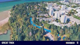 Great Trek 21.1KM 10KM 5KM // 3D Google Maps Flyover
