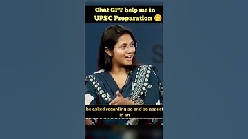 Chat GPT help me in Upsc preparation #motivation #upsc #ias #ips #shorts