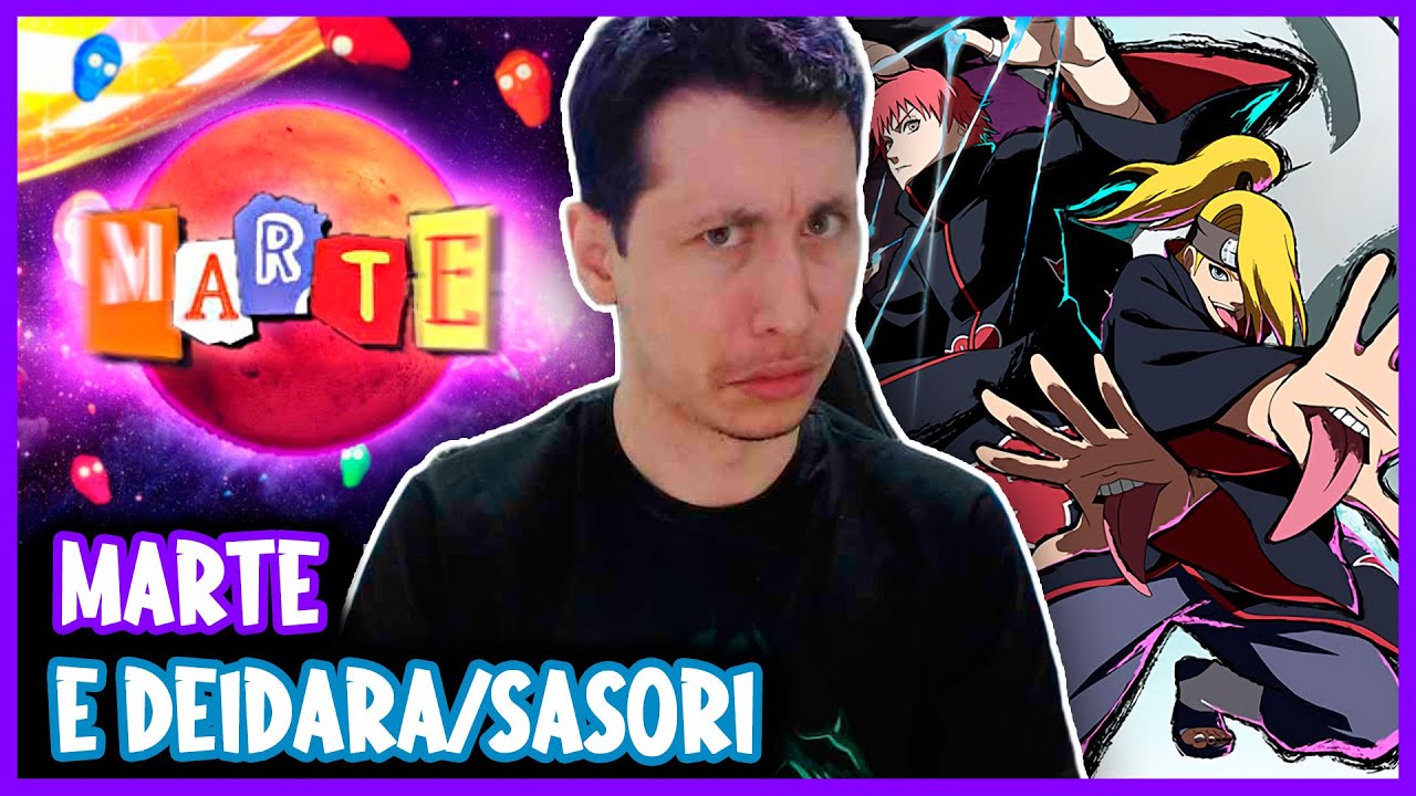 MORENO REAGINDO A VMZ - MARTE | MHRAP E VMZ - DEIDARA E SASORI