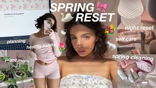 the ULTIMATE monthly RESET ROUTINE🎀: getting my messy life together for spring🦢💐🤍