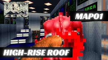 Doom Zero (100%) Walkthrough (Map01: High-Rise Roof)
