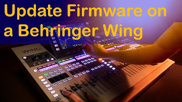 How to Update Firmware on a Behringer Wing