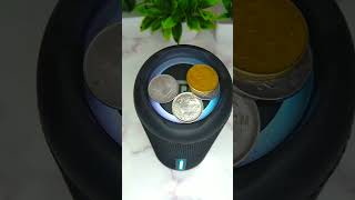 🔊 Extreme bass test with Coins on speaker || #shorts #jbl #asmr #bass