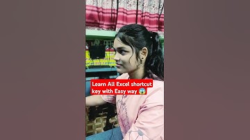 😳Learn all Excel shortcut key with easy way #trending #computer #excel #video #tally #windows #short