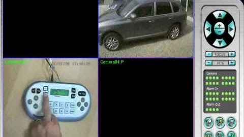 CCTV PTZ (pan, tilt, zoom) camera and controller from cctv42.co.uk