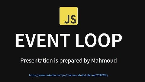 JavaScript Visualized - Event Loop, Call Stack, Web APIs, (Micro, Macro)task Queue