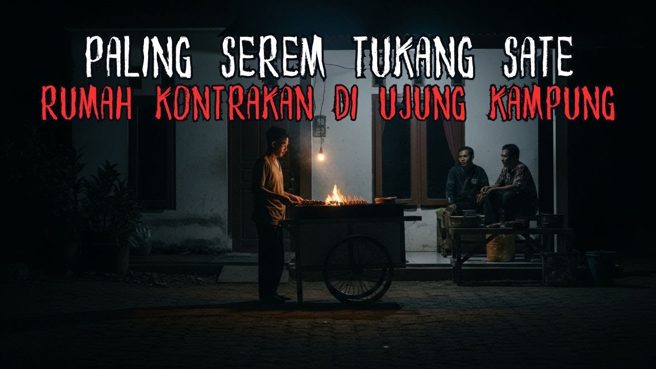 PALING SEREM TUKANG SATE SAAT MALAM! KISAH MAS ARYO DI RUMAH KONTRAKAN  SAMPING KEBUN BAMBU KAMPUNG