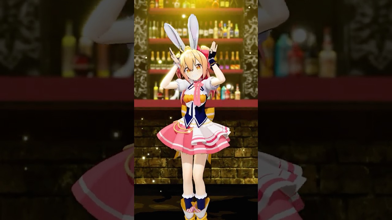 バニーガール踊てみたよ🐣💛 #P丸様 #バニーガール #MMD