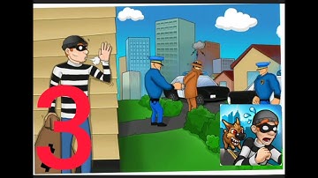 Robbery Bob - Gameplay Walkthrough Part 3- Chapter 1: Suburbs (iOS, Android)@ techno gamerz