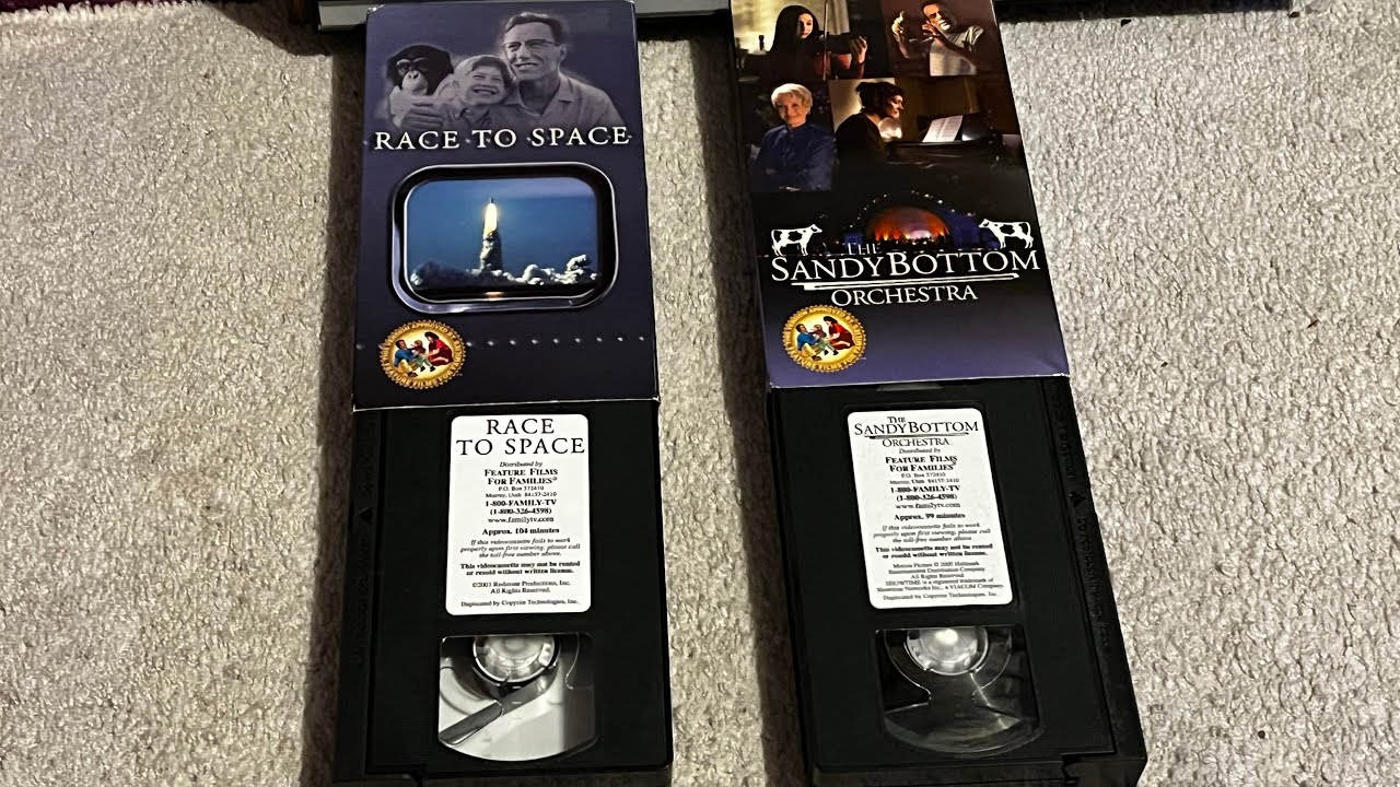 RARE) Closing To 2 Other FFFF VHS Tapes With The DVD Player Screen