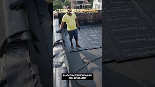 Terrace waterproofing with damber sheet in Hyderabad! Call now 8210349367 @BharatWaterproofingCo.
