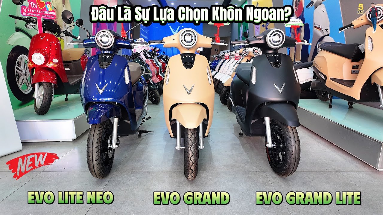 “SO SÁNH NHANH” Vinfast Evo Grand VS Evo Grand Lite VS Evo Lite Neo ▶ Đâu Là Sự Lựa Chọn Khôn Ngoan?