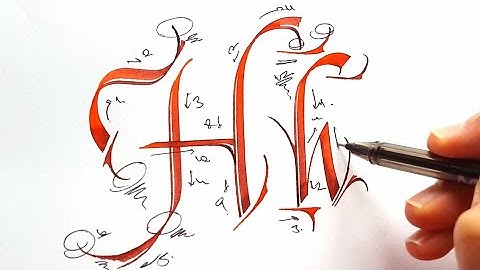 Italic Calligraphy For Beginners #8 #Hh
