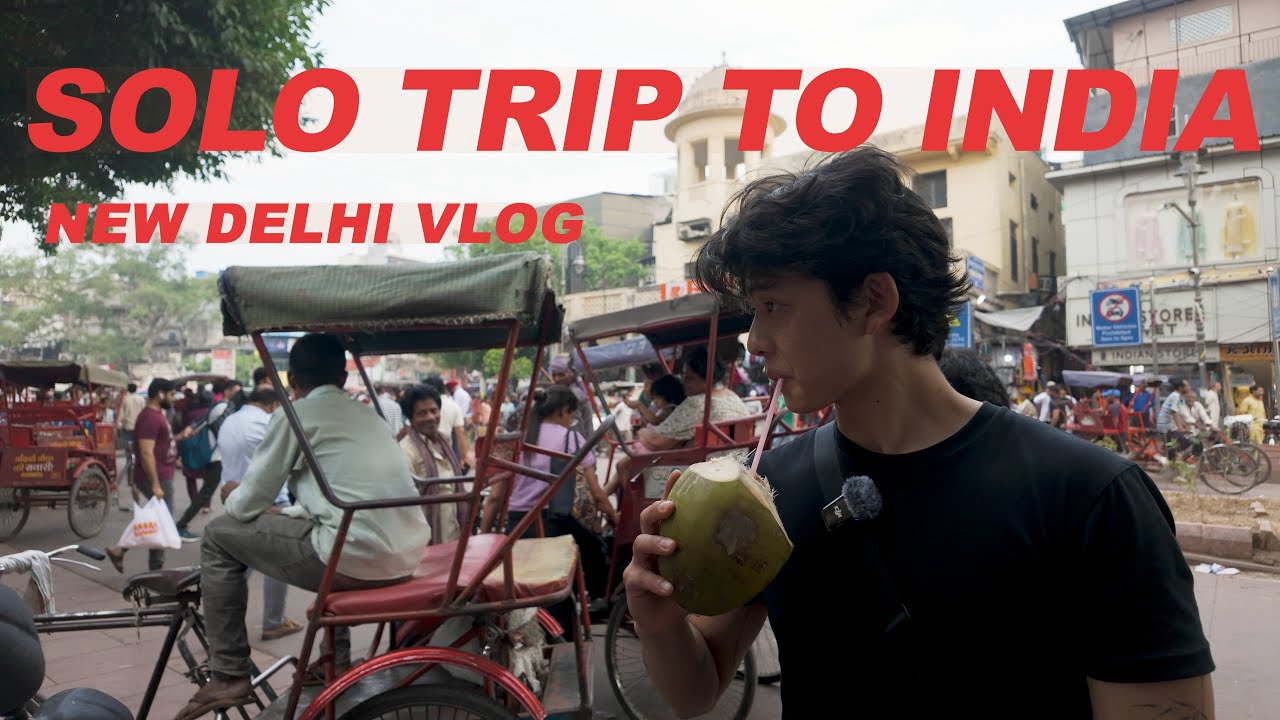 ALONE in NEW DELHI ( MY FIRST TIME IN INDIA )