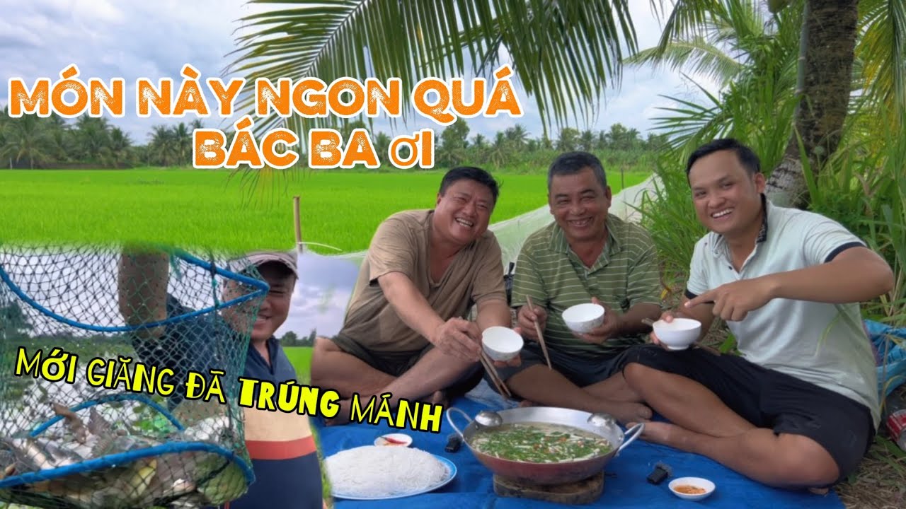MÓN NGON Dân Dã Ở Quê ai Cũng Biết MÊ MỆT Cảnh Tượng CÁ Dính Lưới Không Kịp GỠ | BiBoVlog 