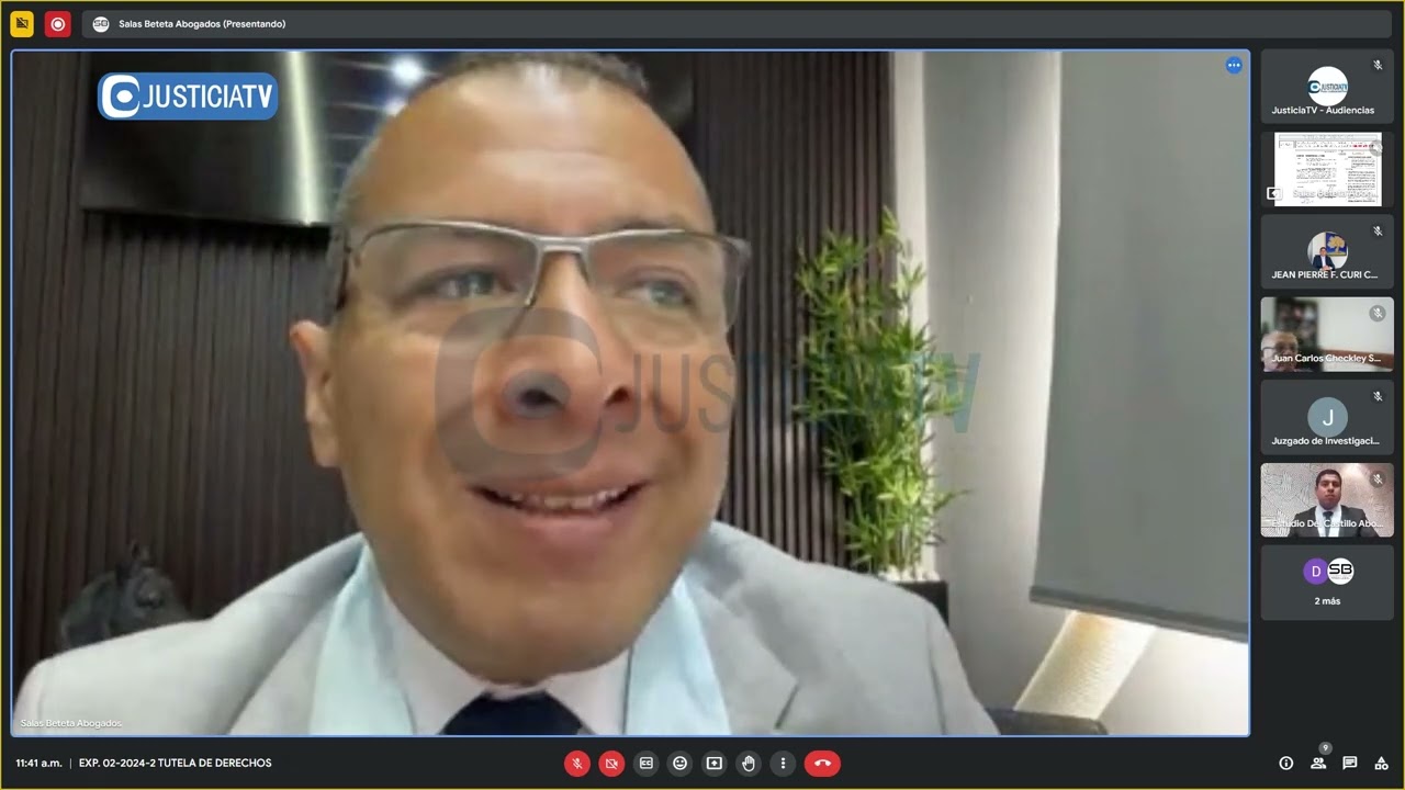 Tutela de derechos  solicitada por la defensa de Liz Benavides Vargas