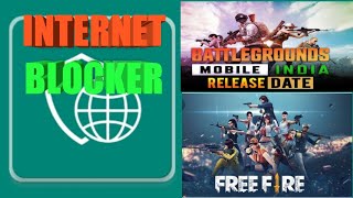 Internet Blocker Pubg Free Fire Internet Blocker How To Internet Blocker Android App