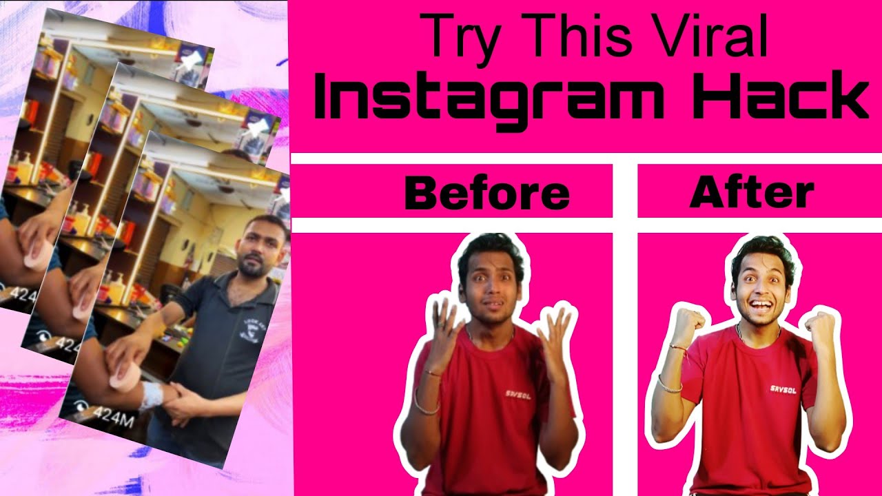 Shocking Result Try This Viral Instagram Hack 🤩 foryou groming 