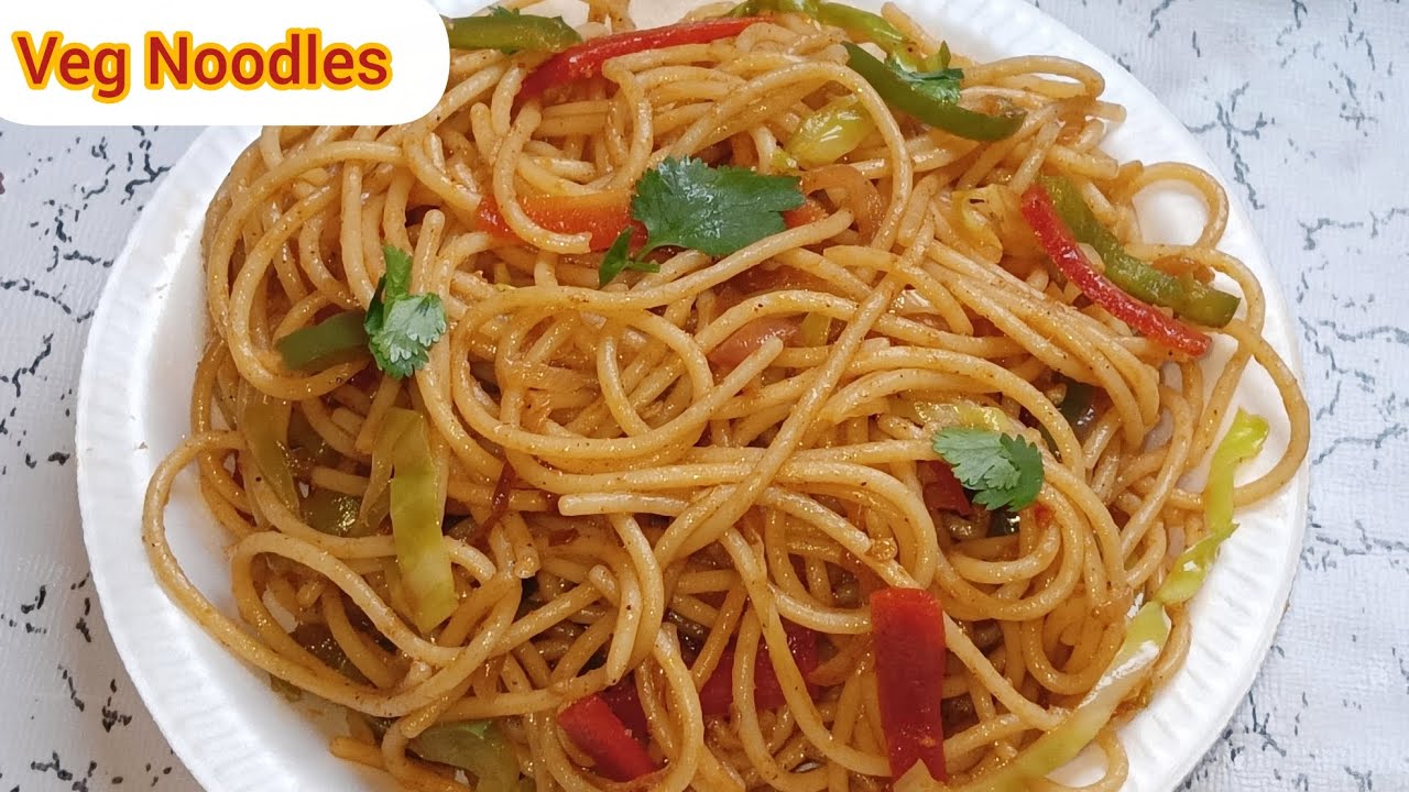 Indian style spaghetti noodles/Spaghetti recipe/Street Style spaghetti  pastarecipe .