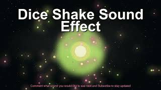 Dice Shake Sound Effect
