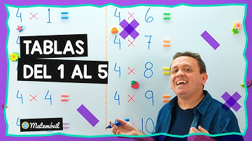 Tablas de multiplicar del 1 al 5 | Fácil