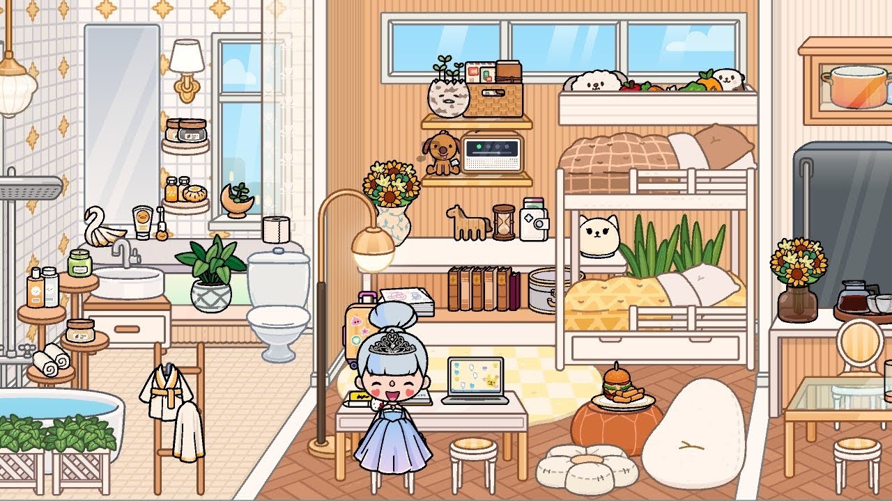 Aesthetic COZY SMALL FREE HOUSE for Big Family of 6
