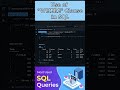 Use of WHERE Clause in MySQL #shorts #SQL #sql #sqlquery #sqlbasics #dataanlysis #viral #excel