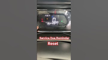 How To Reset Service Due Reminder Tata Nexon