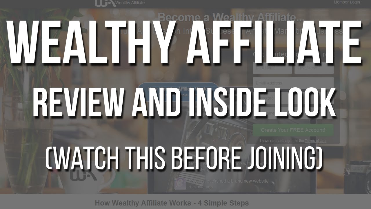 Wealthy Affiliate Review - Look Inside The Program