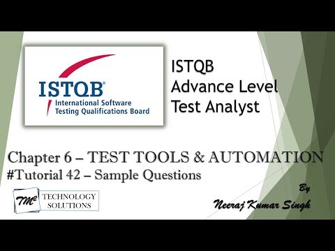 ISTQB Advance Test Analyst | Sample Questions on Chapter 6 | ISTQB Tutorials