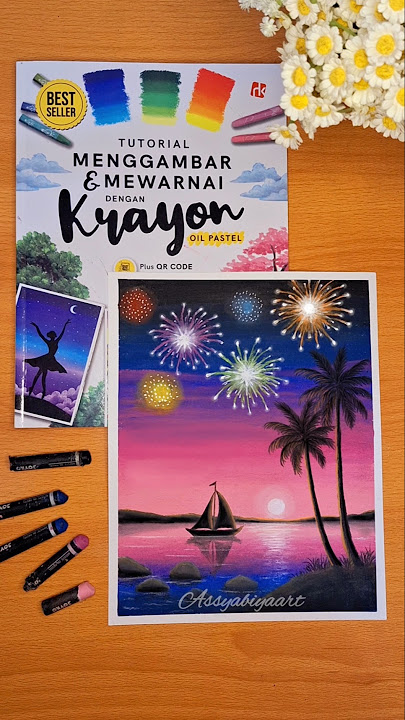 Menggambar tema tahun baru