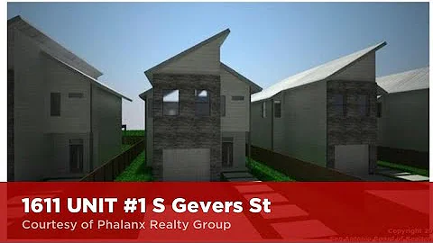 1611 UNIT #1 S Gevers St San Antonio, TX 78210 | T...