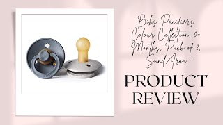 REVIEW of BIBS Round Pacifiers - Colour Collection, Minimalist Pacifier