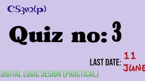 CS302p quiz 3 spring 2022- Cs302 practical quiz 3