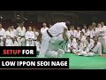 How to setup ippon seoi nage with kouchi gari
