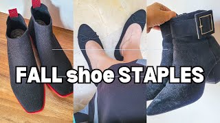 Autumn fashion shoe and boot staples for Petite women- shorties under 5’4 #fallboots #fallshoes
