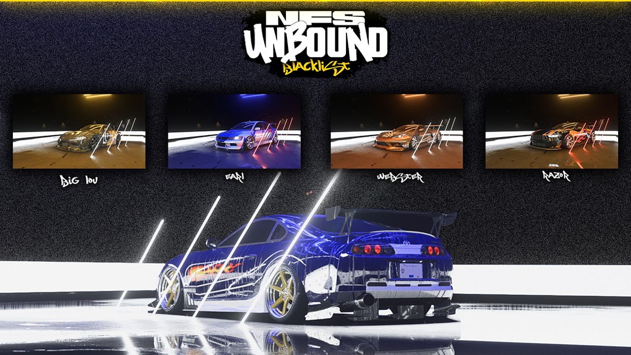 NFS Most Wanted BLACKLIST Cars in 2026 / NFS Unbound /