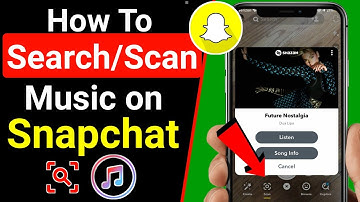 How To Scan/Search Music on Snapchat | How to use Shazam on Snapchat to identify songs
