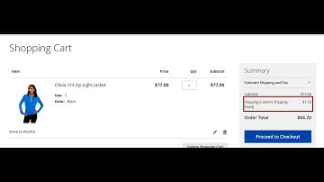 Custom Shipping Method - Sparsh Magento 2 Extension