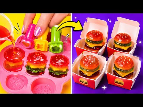 🍔 ミニグミバーガーチャレンジ！🍬✨123 GO! CHALLENGEが紹介する最もかわいいミニフードアイデア！