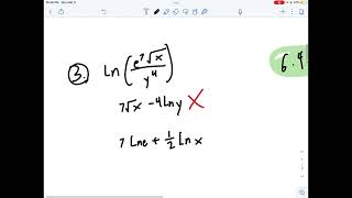 Chapter 6 Test Corrections