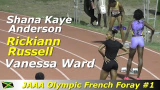 Shana Kaye Anderson | Rickiann Russell | Stephenie-Ann McPherson | Women 400m | French Foray #1