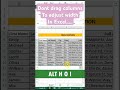 Excel Shortcut: Instantly Adjust Column Width (No Dragging!)