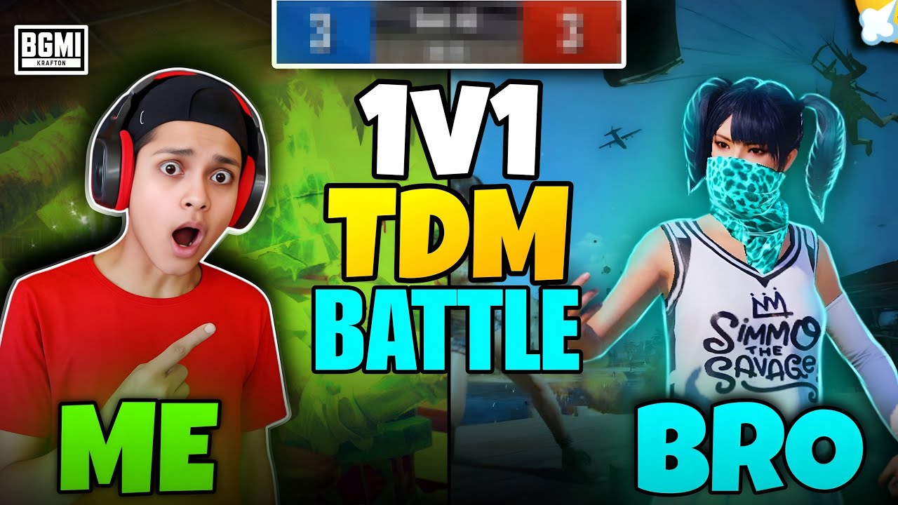 😱 INSANE 1v1 TDM BATTLE ME VS BROTHER BUT YOU WONT BELIEVE THIS ...