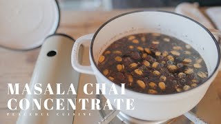 Masala Chai Concentrate ☆ マサラチャイシロップの作り方