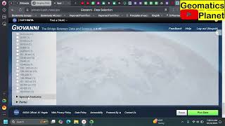 Accessing and Visualizing Precipitation Data on Giovanni: Downloading NetCDF Files
