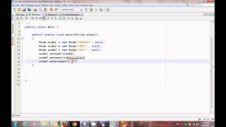 Tut 002 - Single Linked List in Java _ making a Node Cont'd
